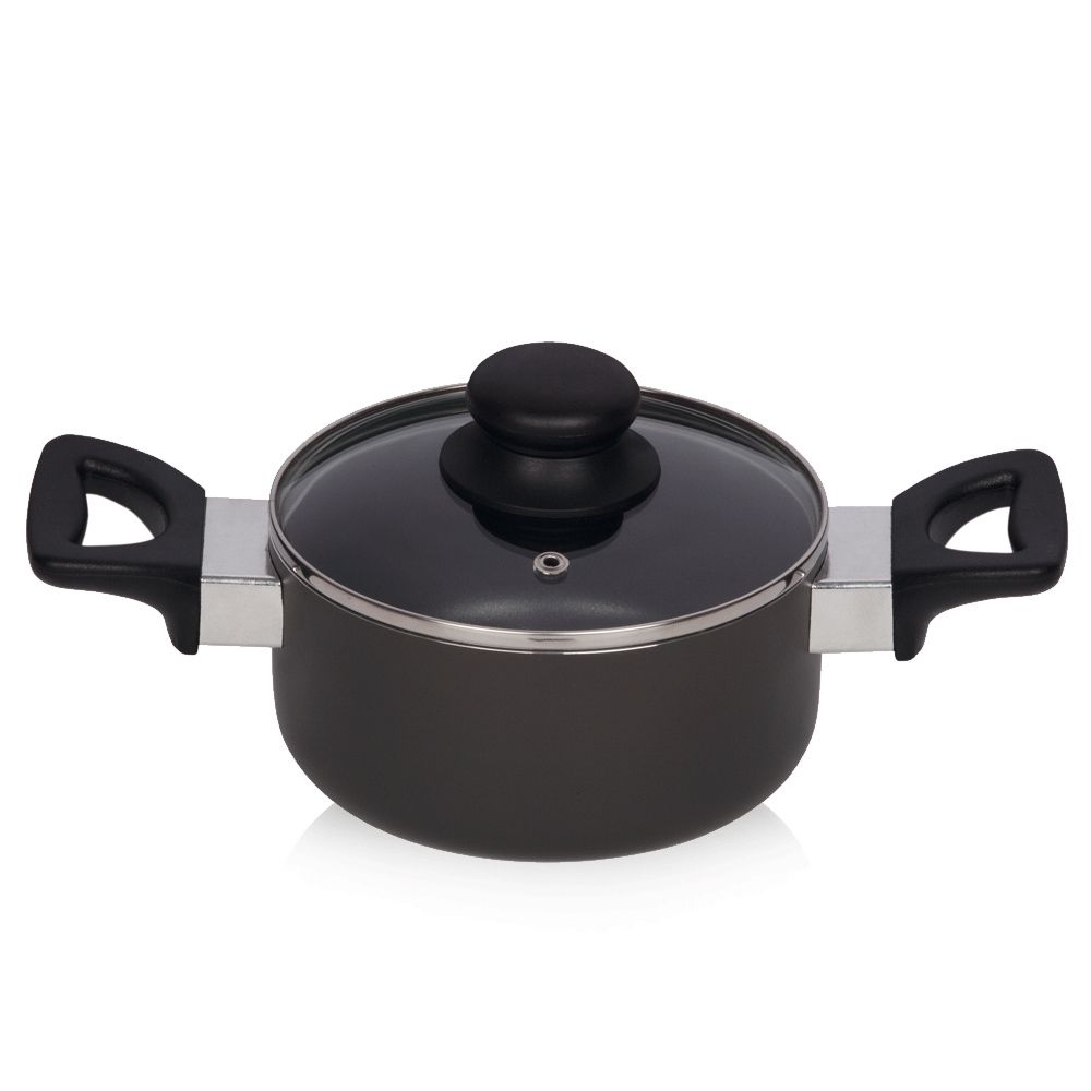 Riess Alu Crockery Reventon - Casserole with glass lid