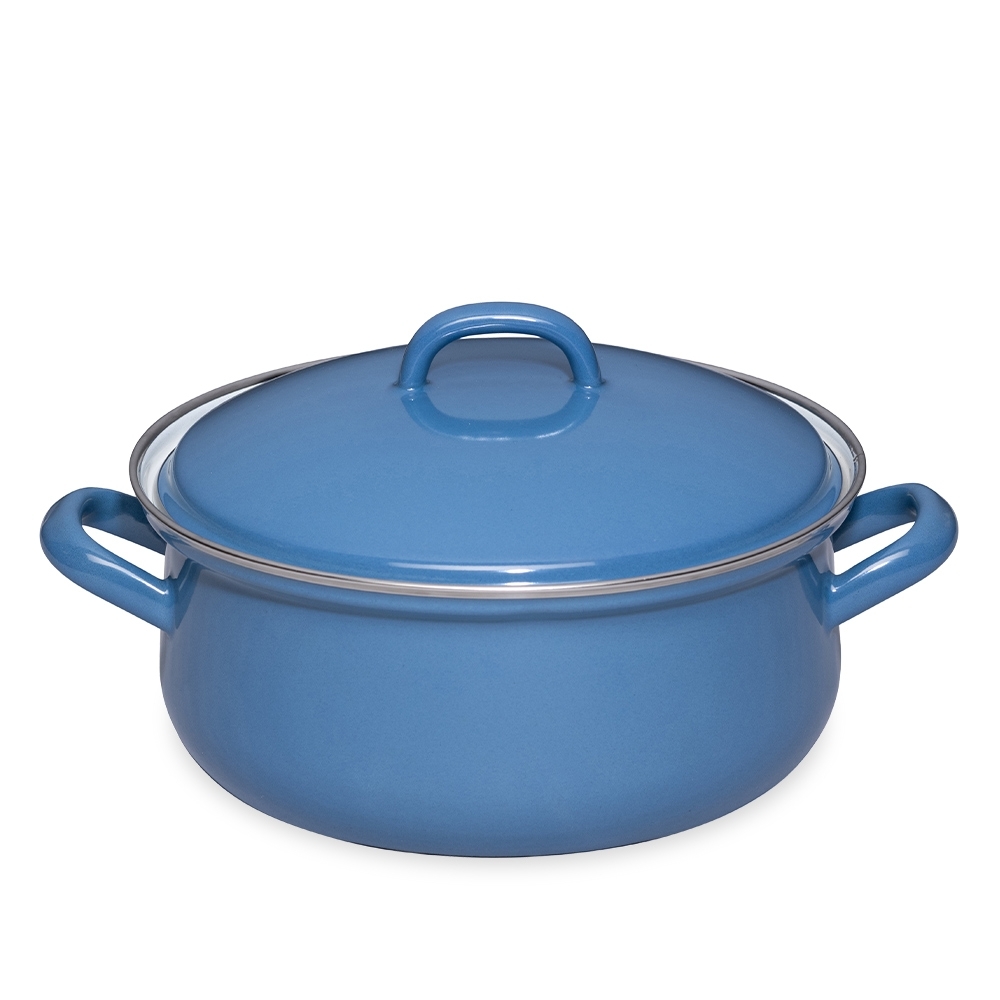 Riess CLASSIC - Nature Blue- Kasserolle mit Deckel