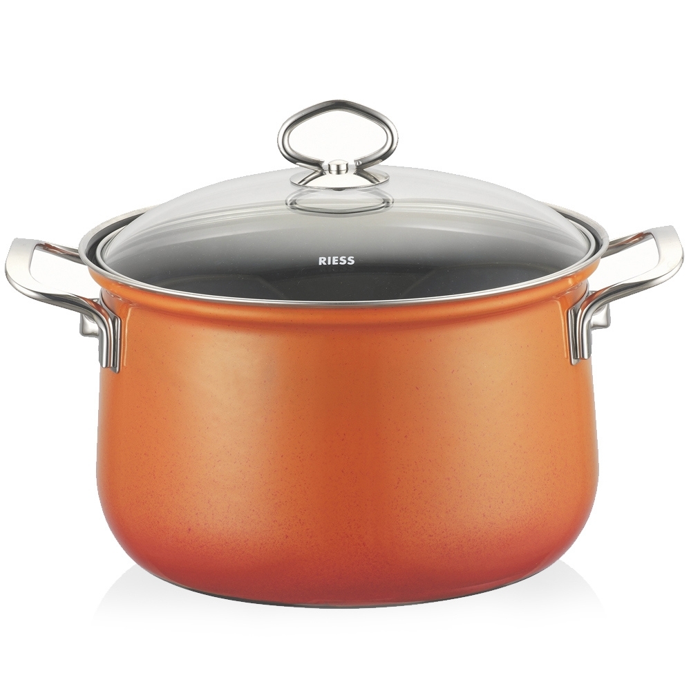 Riess NOUVELLE - Corall - Casserole with glass lid
