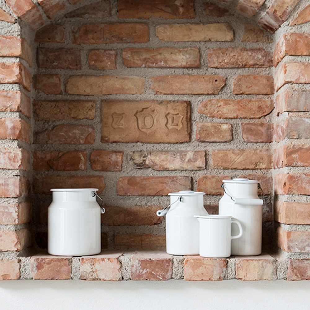 Riess CLASSIC - White - Milk jug with lid