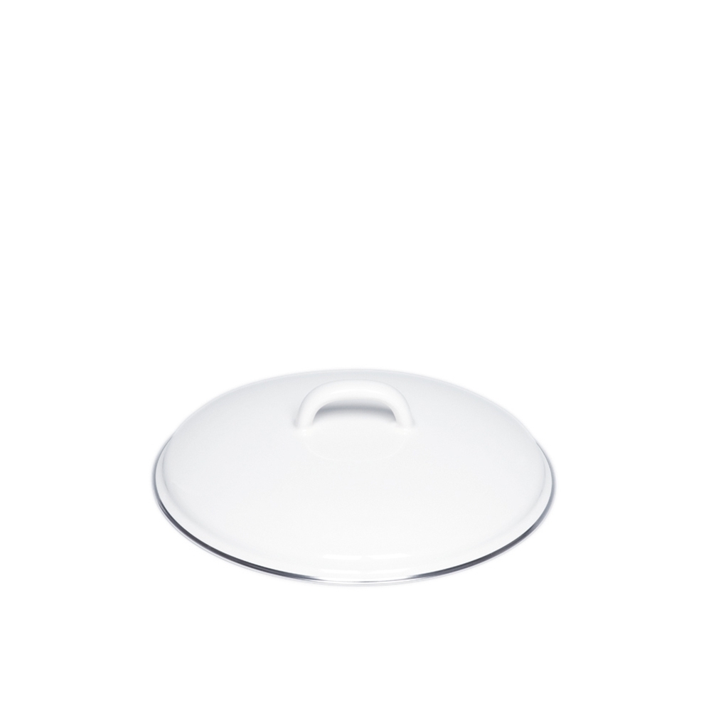 Riess CLASSIC - Weiss - Deckel mit Chromrand