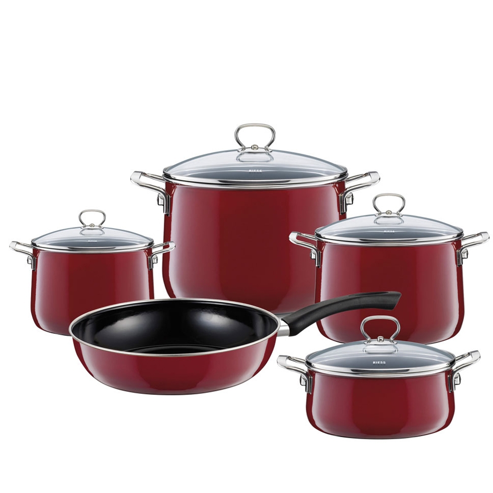Riess NOUVELLE - Rosso EXTRA STRONG - Crockery set of 5