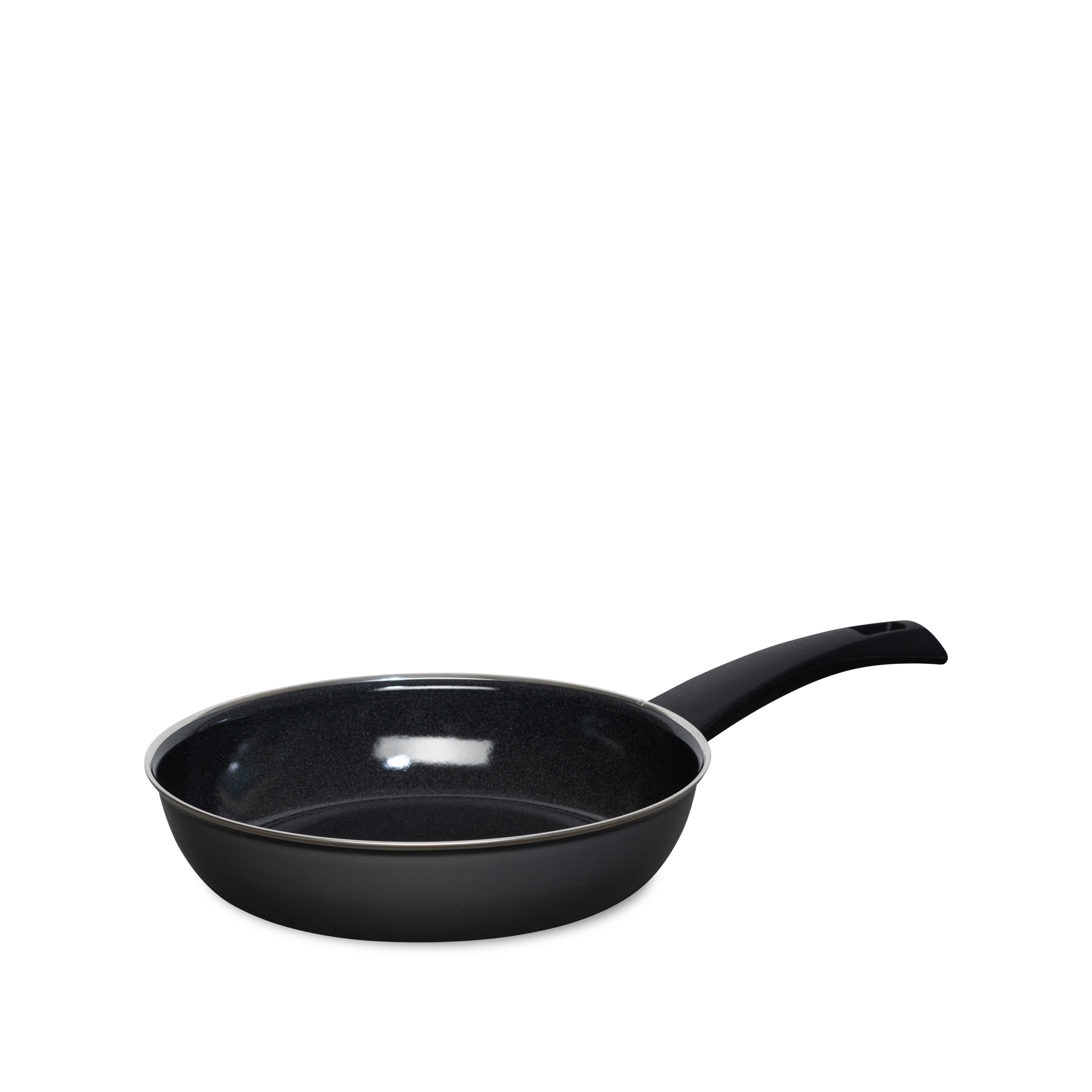 Riess - NOUVELLE PUR - Dark Grey - Emaille Pfanne 24 cm