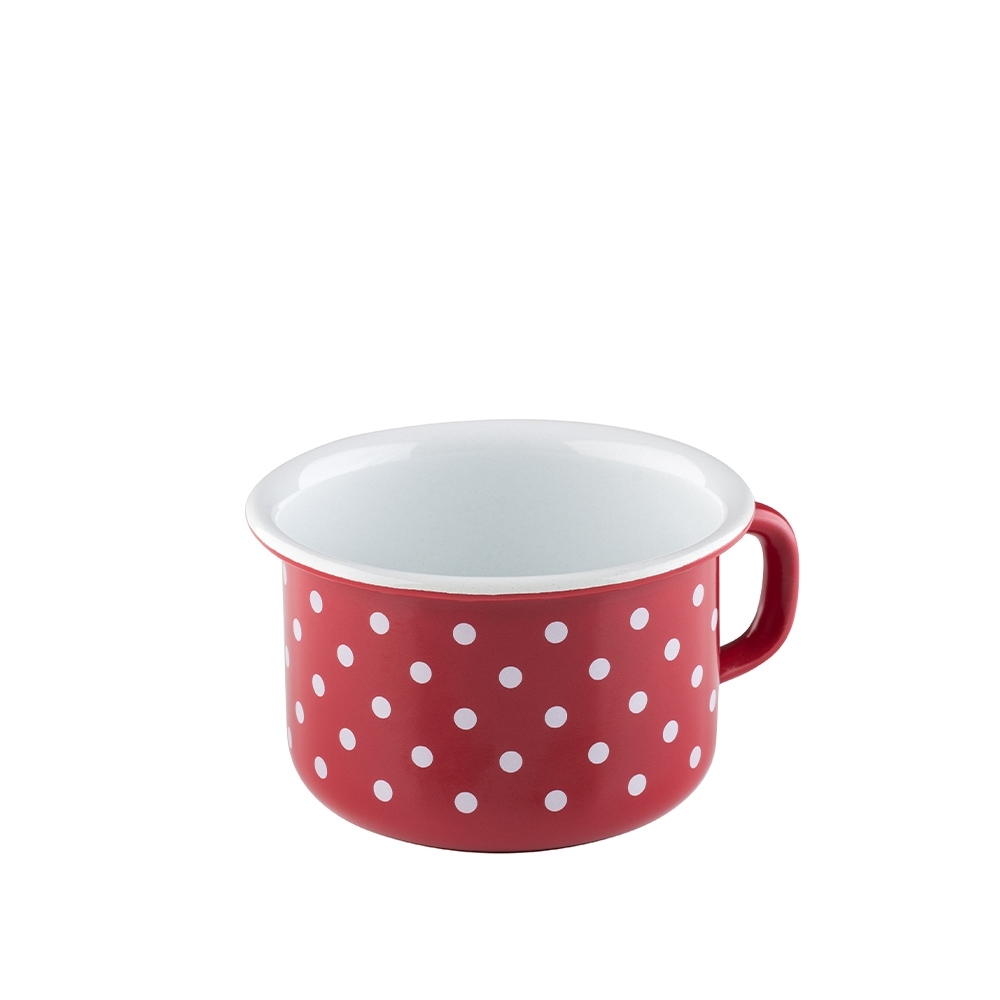 Riess COUNTRY - Pünktchen Rot - Kaffeeschale