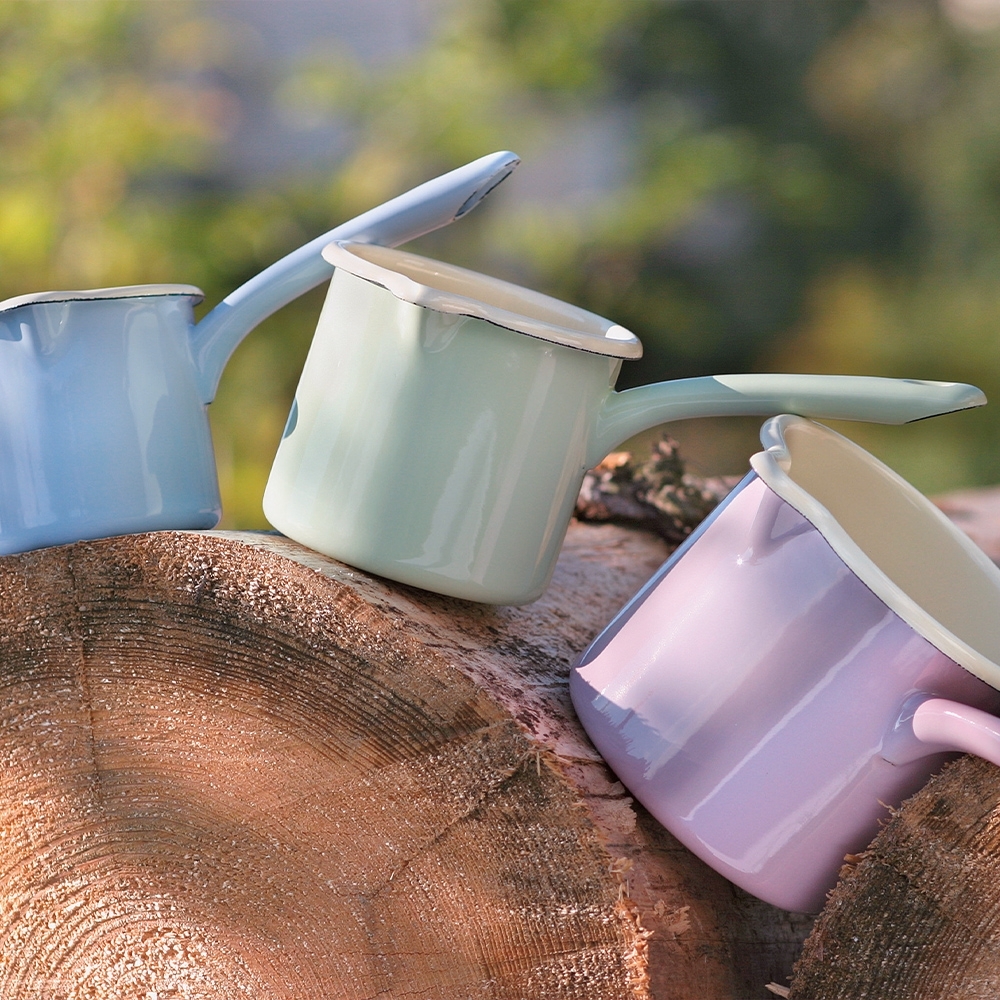 Riess CLASSIC - Bunt/Pastell - Schnabeltopf mit Stiel