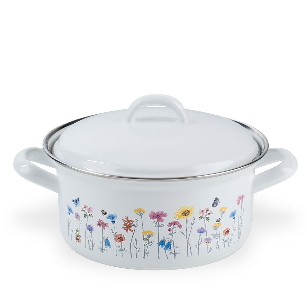 Riess special decor - FLORA -  casserole with lid