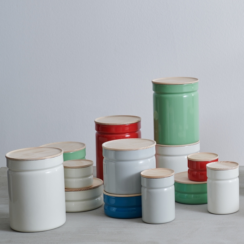 Riess TRUEHOMEWARE - Kitchenmanagement - Enamel storage boxes - 525 ml
