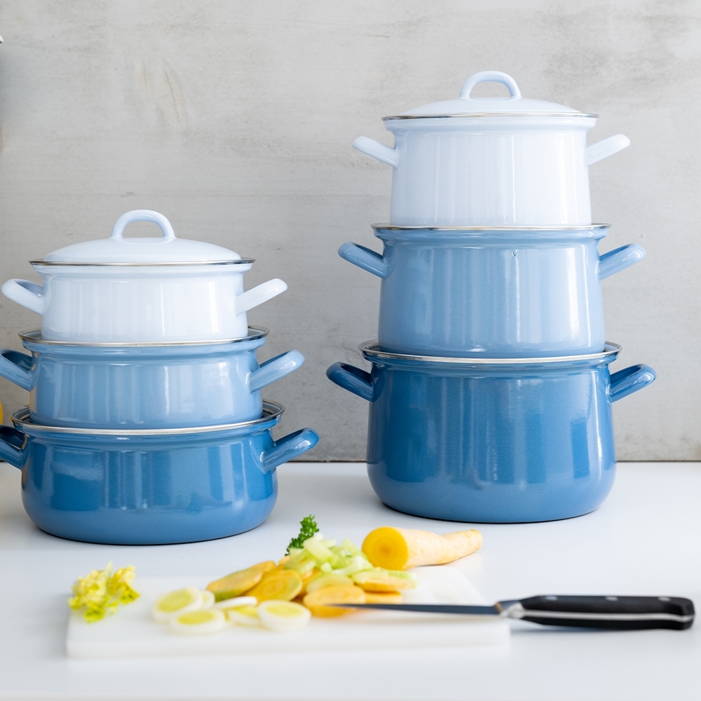 Riess CLASSIC - Nature Blue Light - Küchenmaß