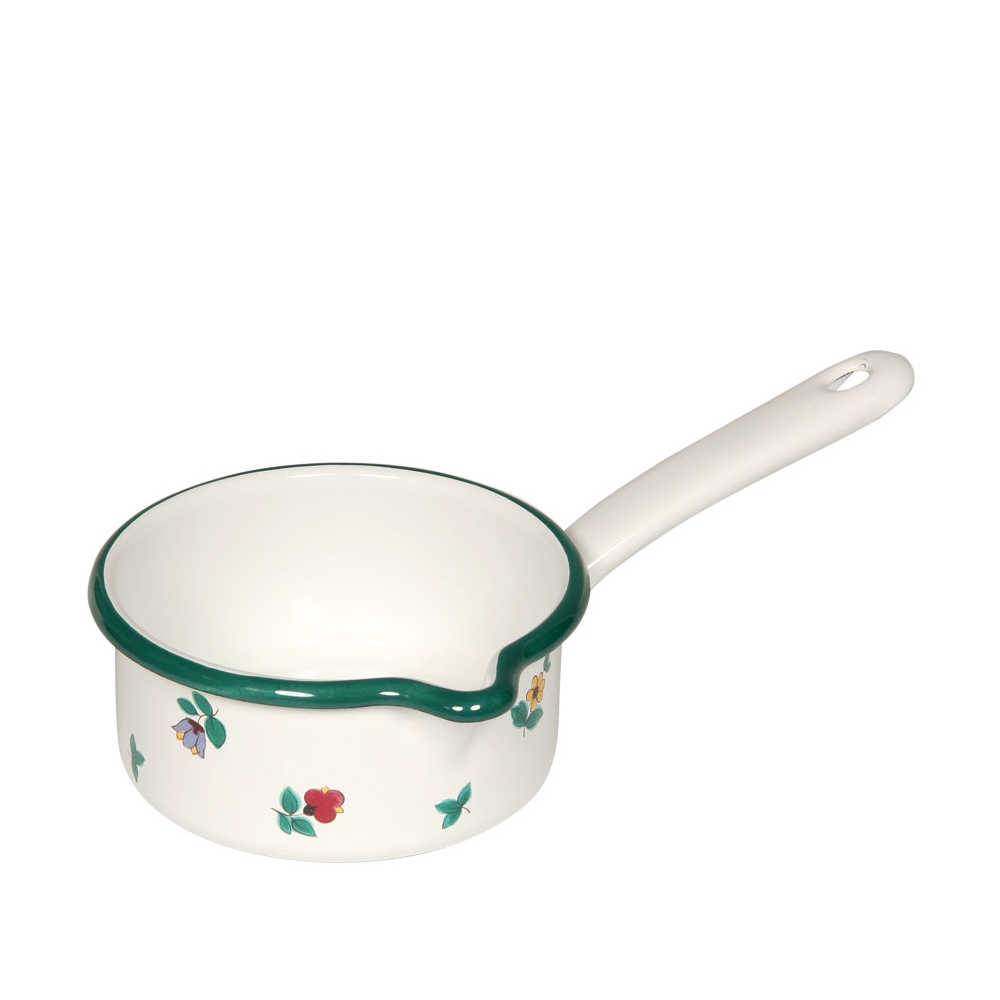 Riess COUNTRY - Gmundner scattered flowers - Saucepan with large spout
