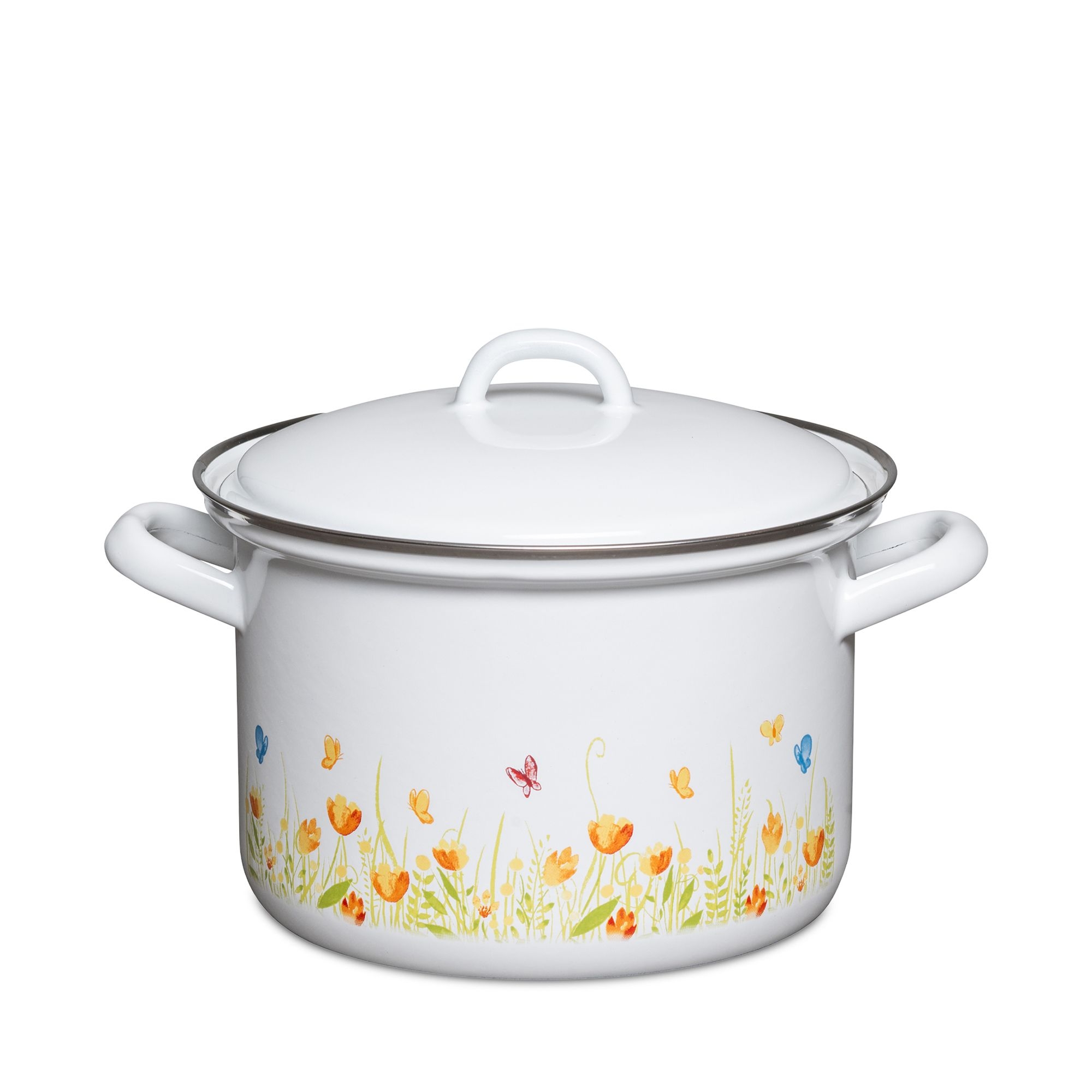 Riess Sonderdekor - Tulip - Fleischtopf mit Deckel 18 cm