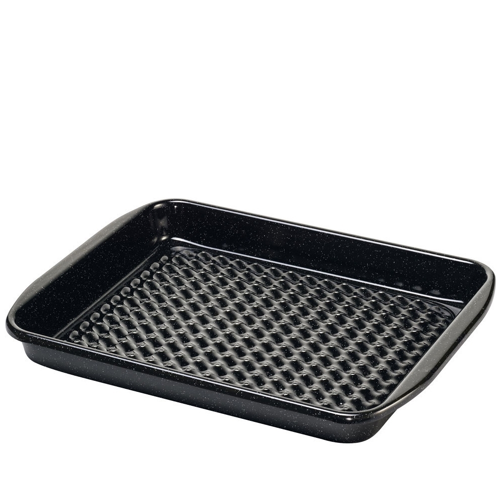 Riess CLASSIC - Spezialartikel - Grillplatte eckig, Boden gelocht