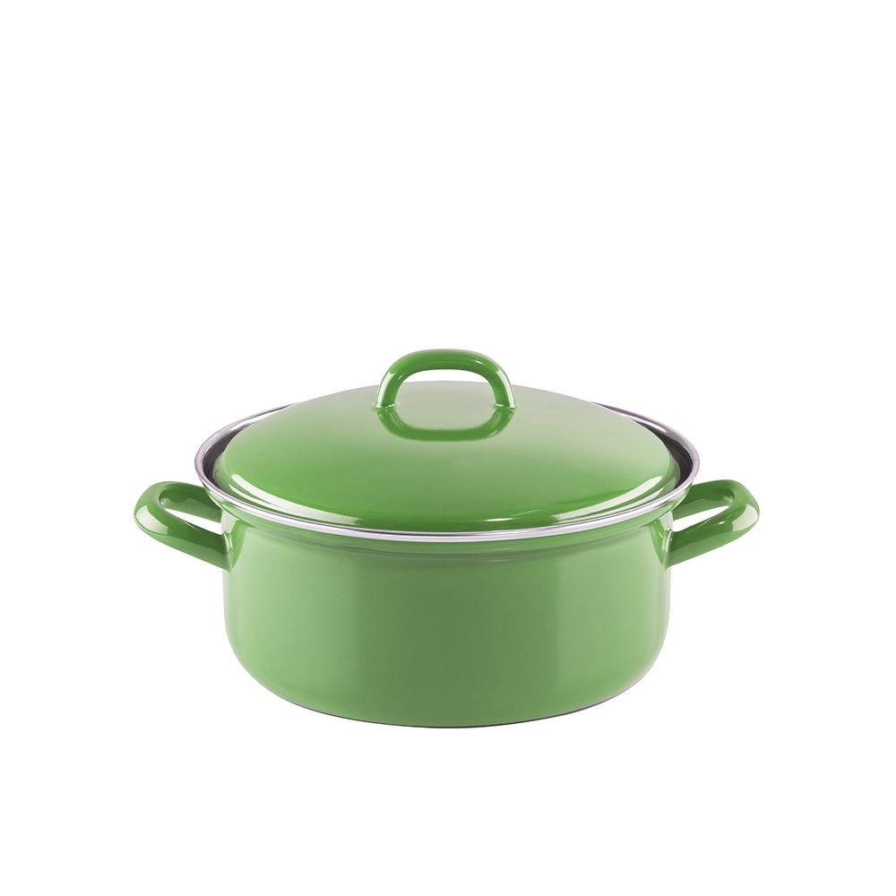 Riess - Green - casserole with lid 20 cm