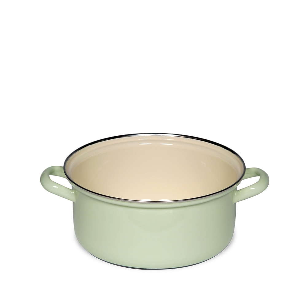 Riess CLASSIC - Bunt/Pastell - Kasserolle mit Chromrand