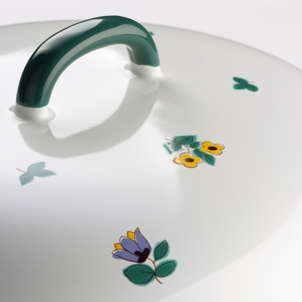 Riess COUNTRY - Gmundner Streublumen - Fleischtopf mit Deckel