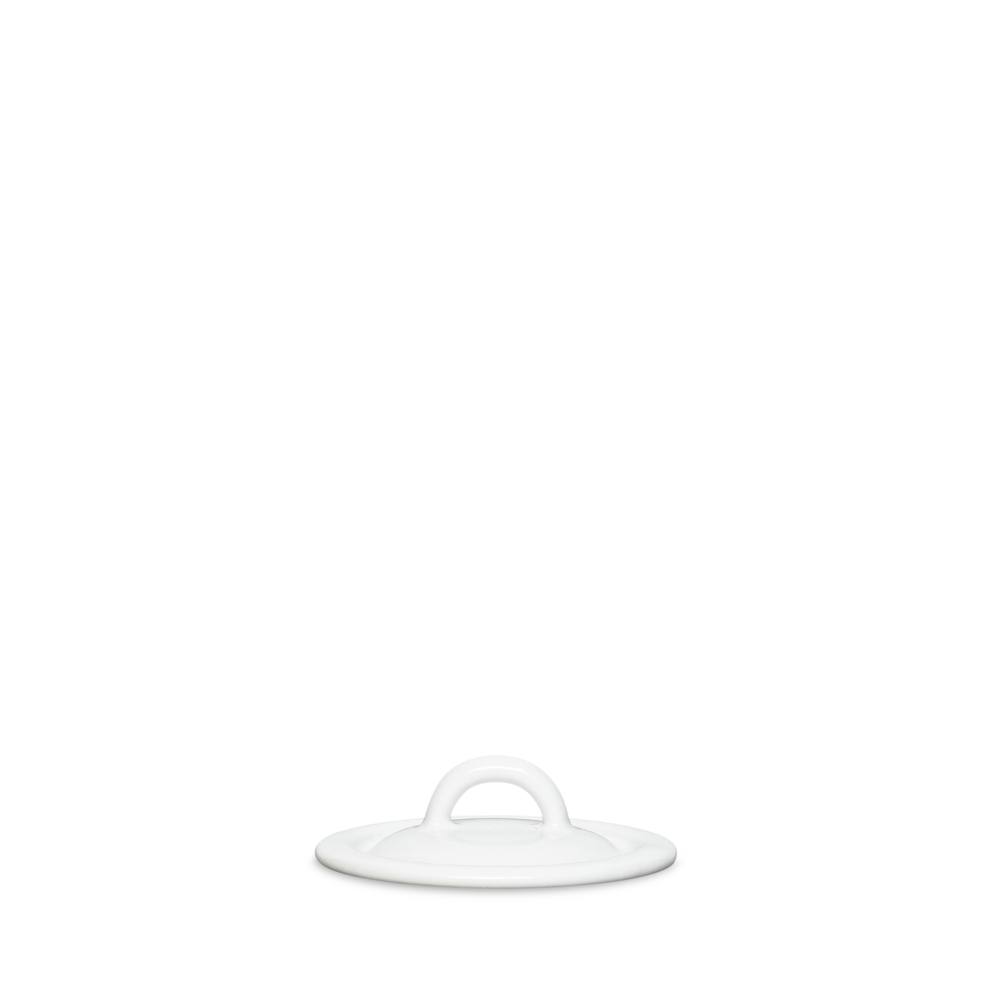 Riess CLASSIC - Weiss - Deckel für Topf mit Bördel / Trinkbecher 8 cm