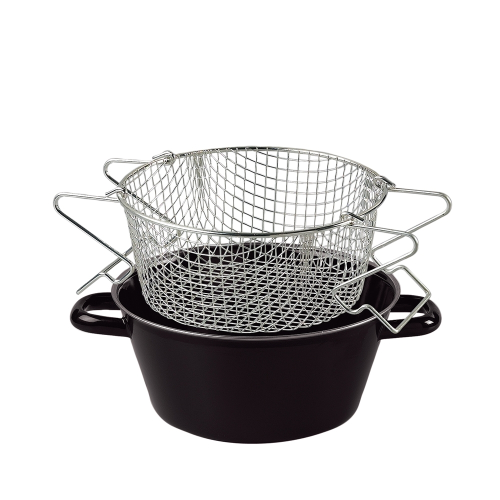 Riess CLASSIC - Schwarzemaille - Einsatz für Pommes-Frites Pfanne Riess CLASSIC - Schwarzemaille - Einsatz für Pommes-Frites Pfanne