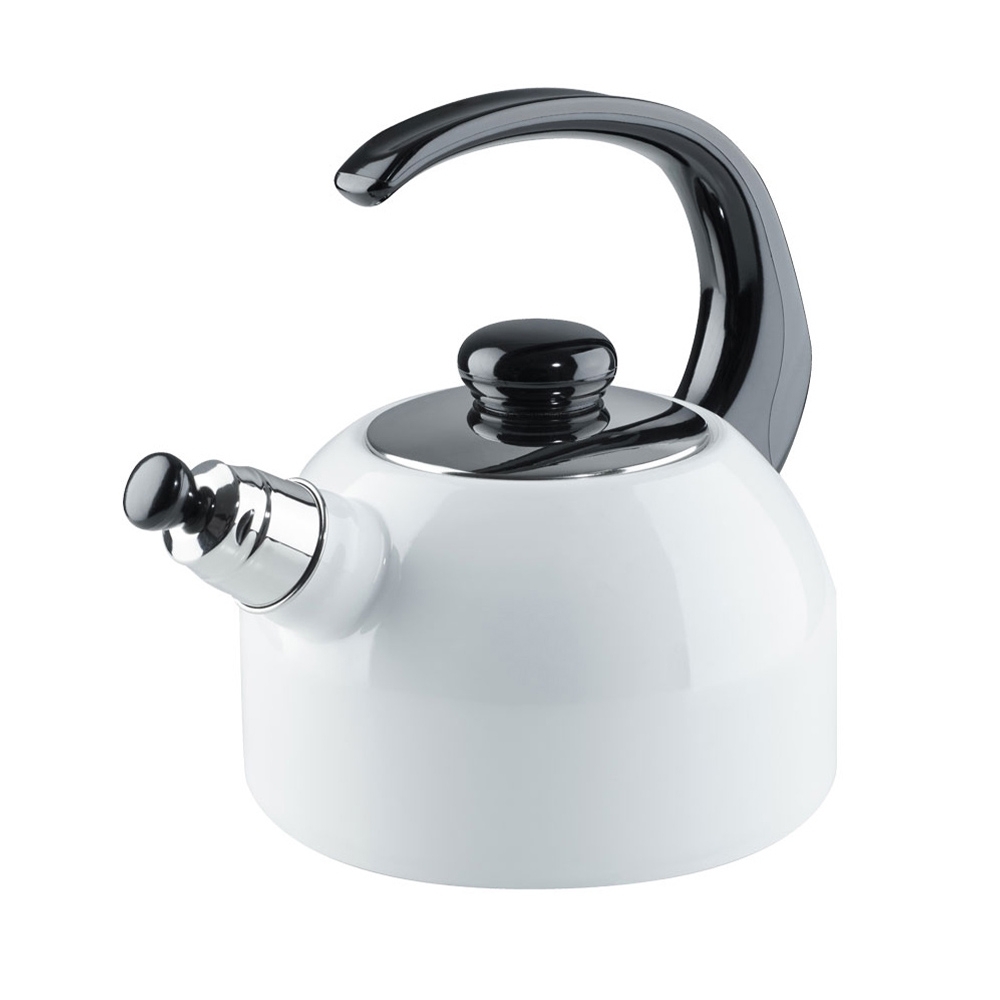 Riess CLASSIC - Weiss - Wasserkessel mit Flöte