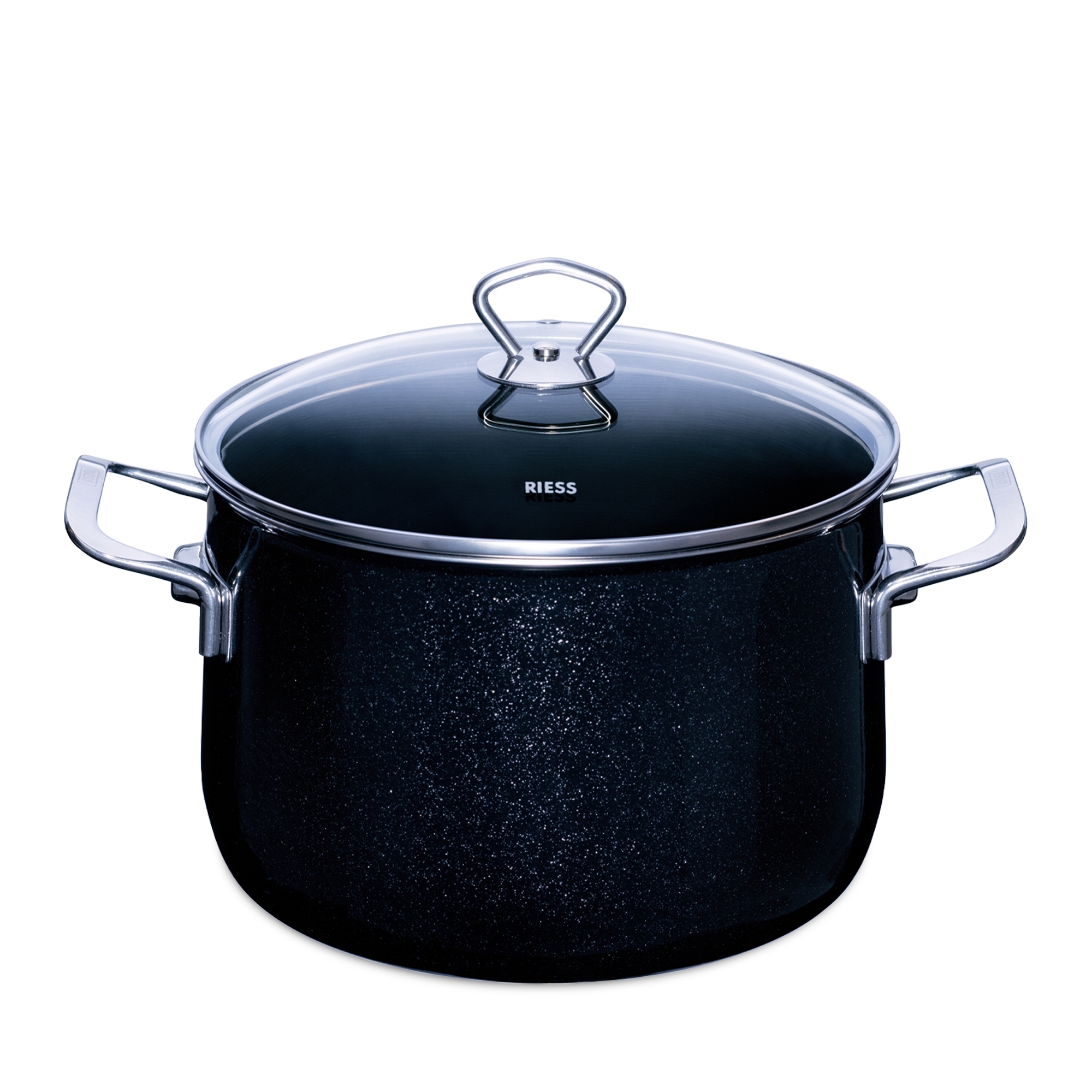 Riess NOUVELLE - Black Magic - Stewpot with glass lid Ø 24 cm