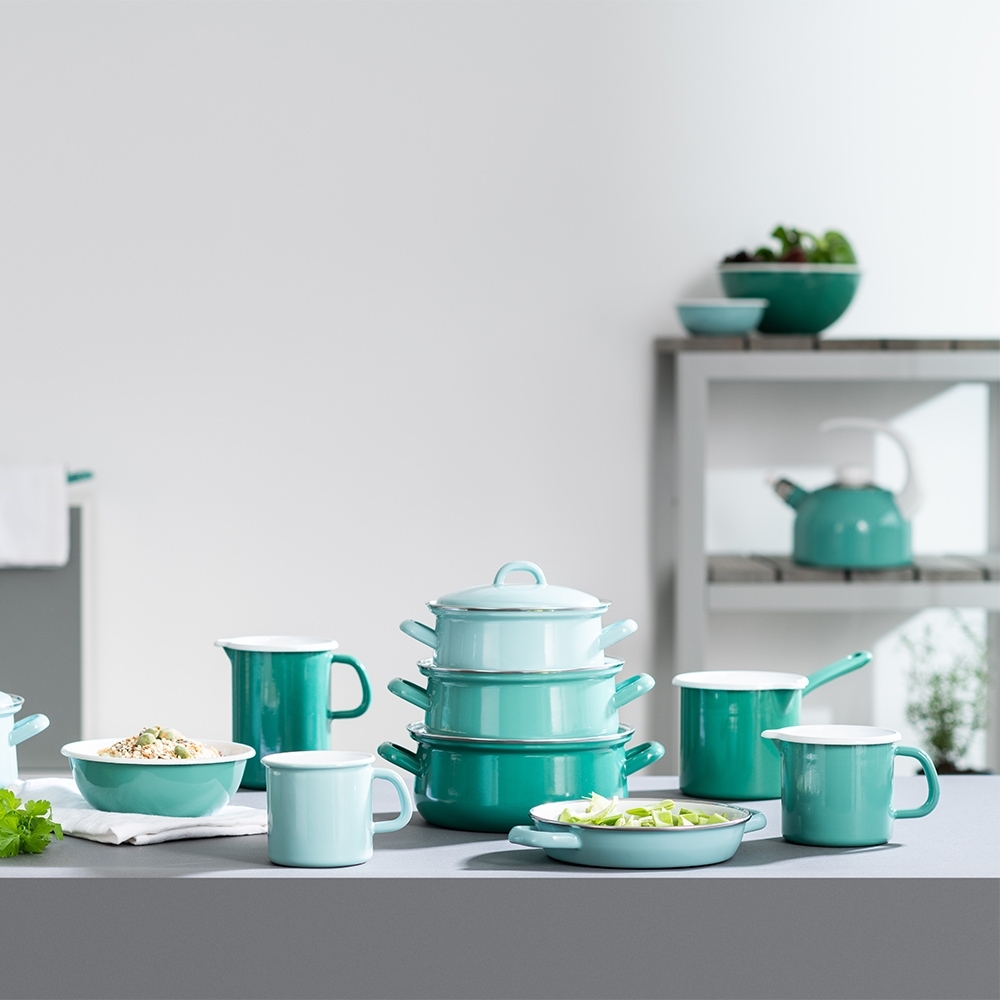 Riess CLASSIC - Nature Green - Kasserolle mit Deckel Riess CLASSIC - Nature Green - Kasserolle mit Deckel