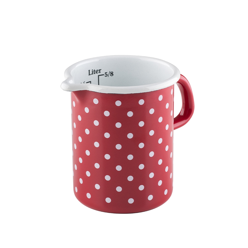 Riess COUNTRY - Polka-dot red - Measuring vessel