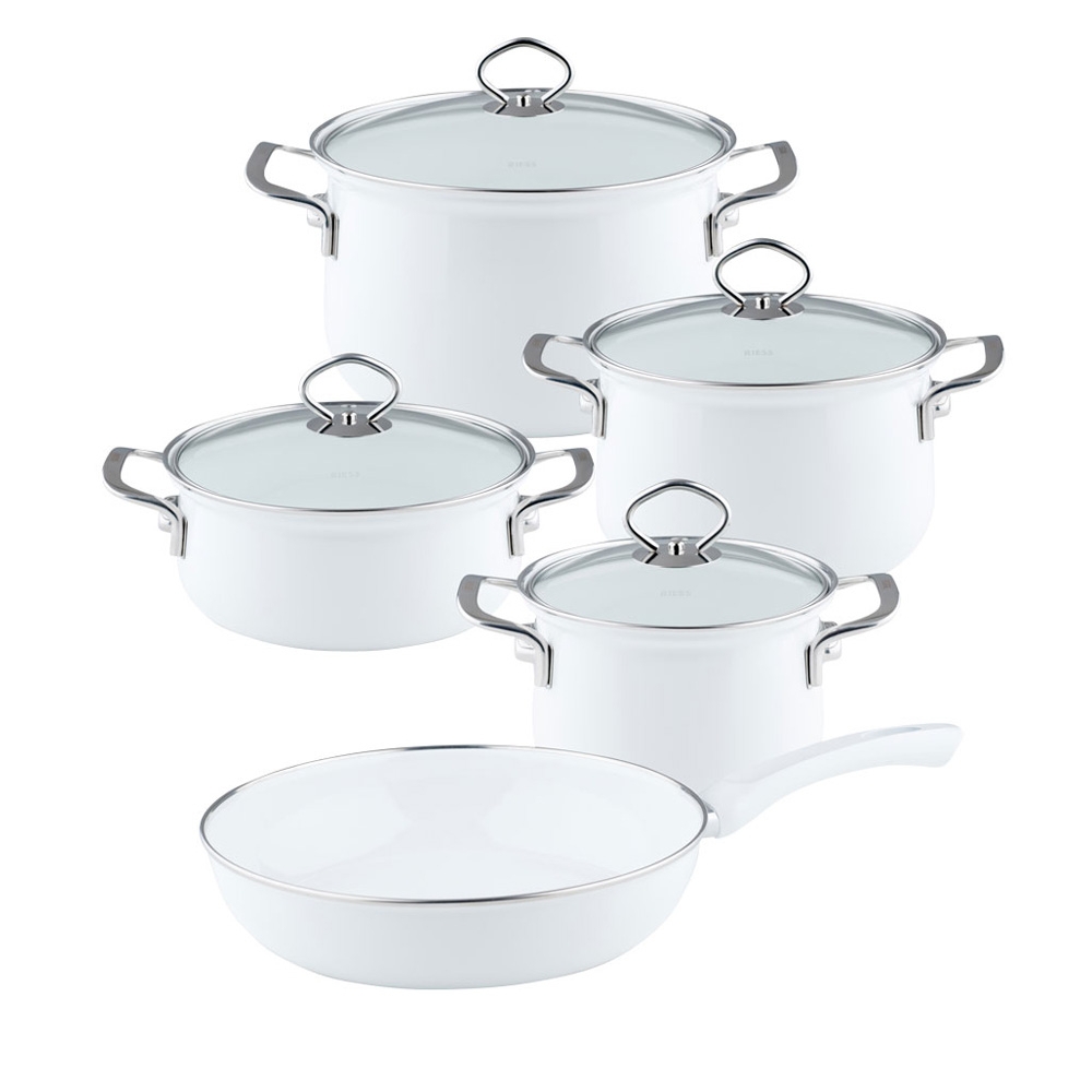 Riess NOUVELLE - Arctic white - Crockery set of 5