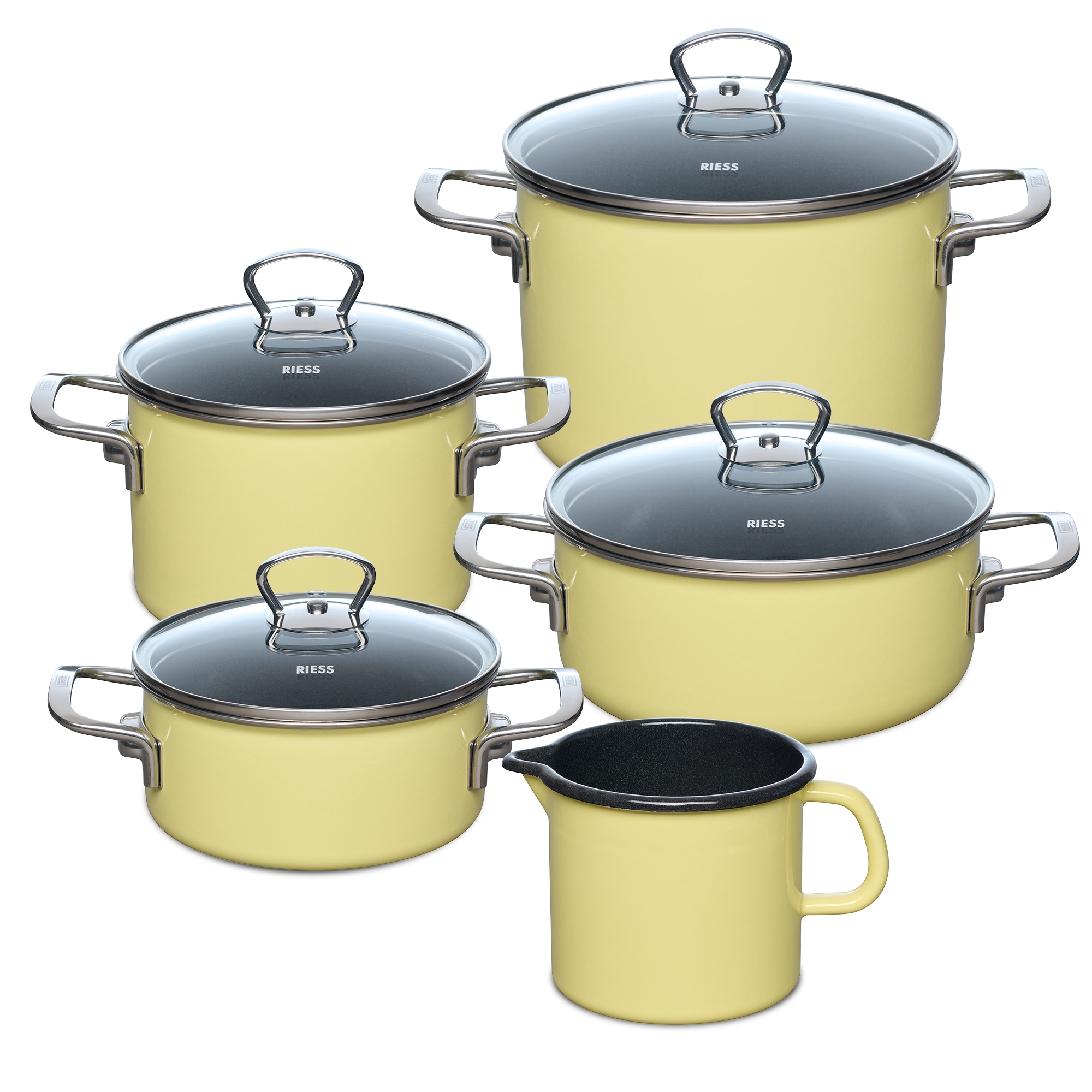 Riess - NOUVELLE PURE - Lemon - Famillien-Set 5tlg