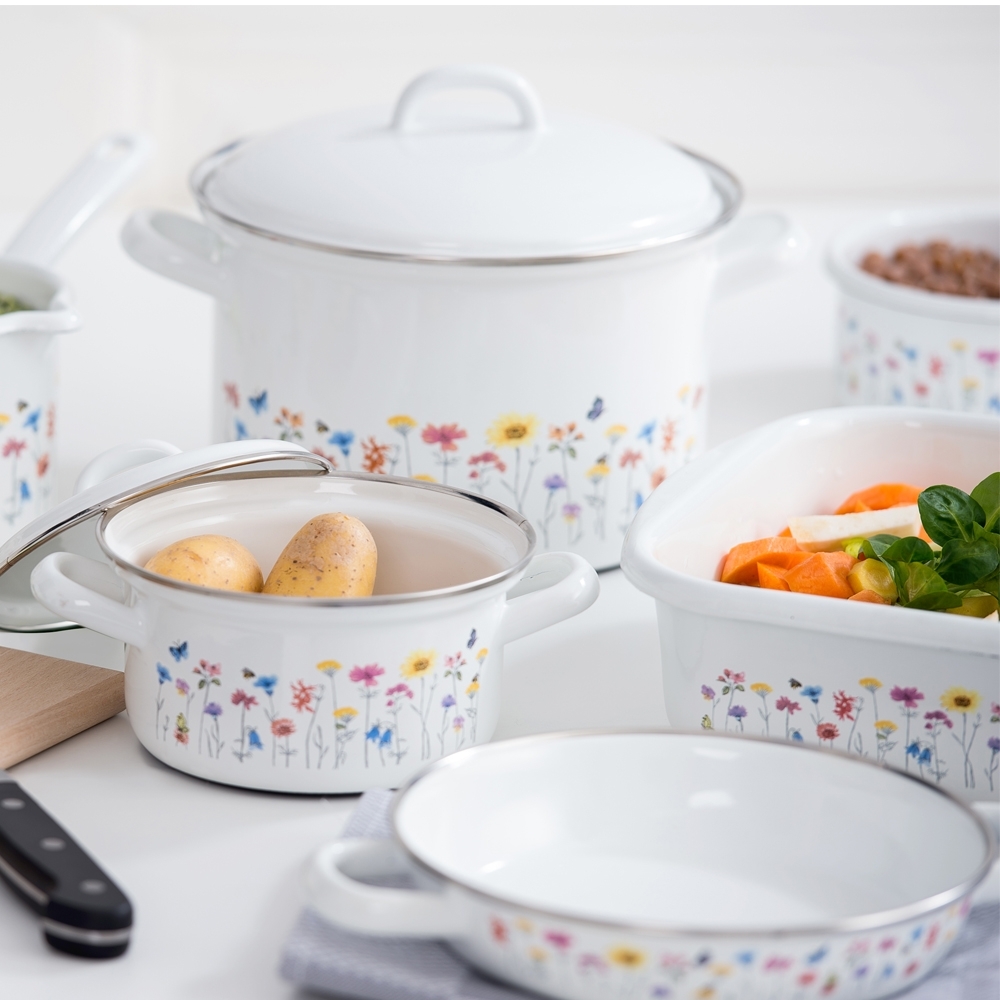 Riess Sonderdekor - FLORA - Schnabeltopf mit Stiel 0,75 L