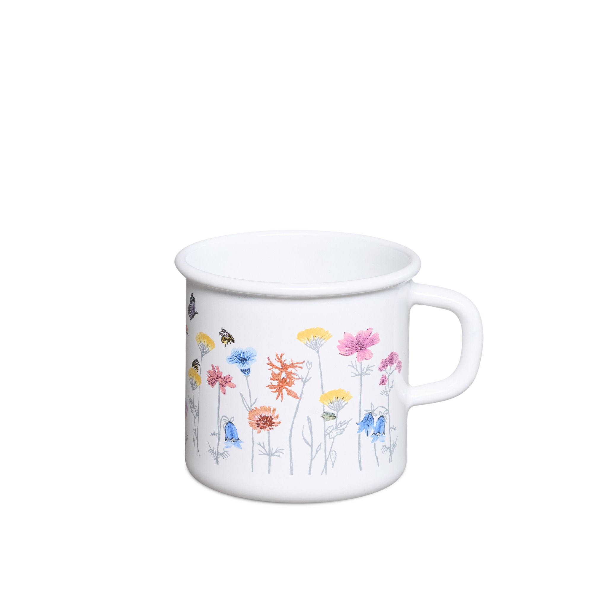 Riess Sonderdekor - FLORA - Topf mit Bördel / Trinkbecher