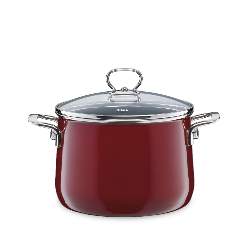 Riess NOUVELLE - Rosso EXTRASTARK - Fleischtopf mit Glasdeckel