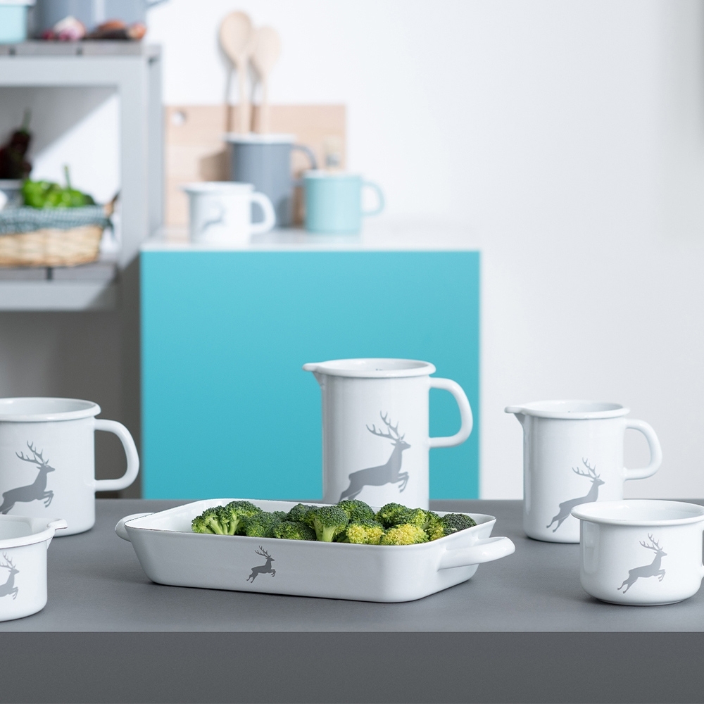 Riess COUNTRY - Hirsch Grau - Kaffeeschale