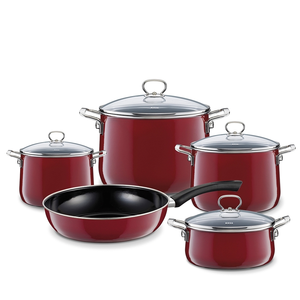 Riess NOUVELLE - Rosso EXTRASTARK - Emaille Pfanne Riess NOUVELLE - Rosso EXTRASTARK - Emaille Pfanne