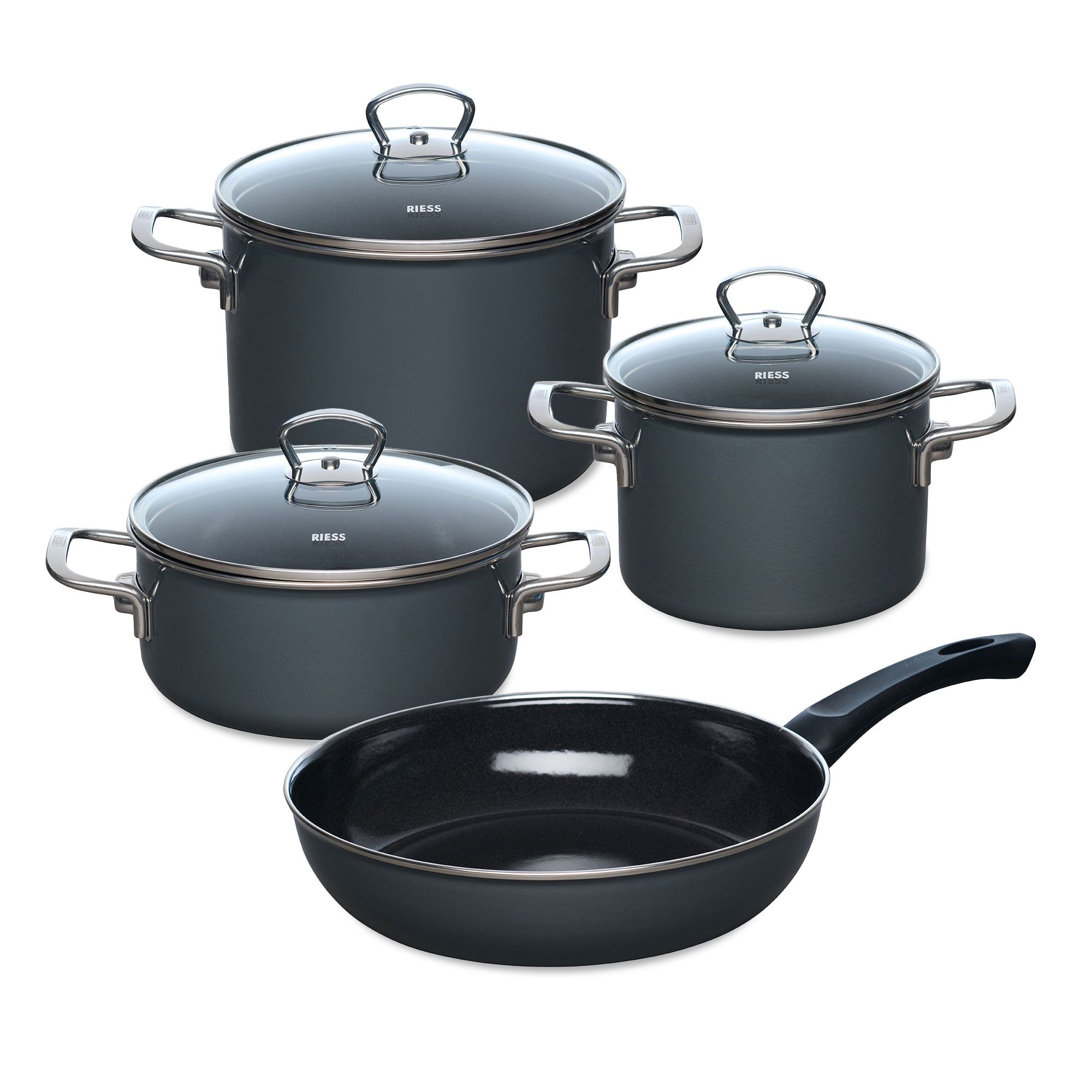 Riess - NOUVELLE PUR - Dark Grey - Starterset 4tlg