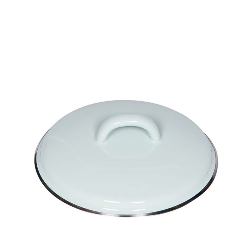 Riess CLASSIC - Bunt/Pastell - Deckel mit Chromrand 14 cm Türkis