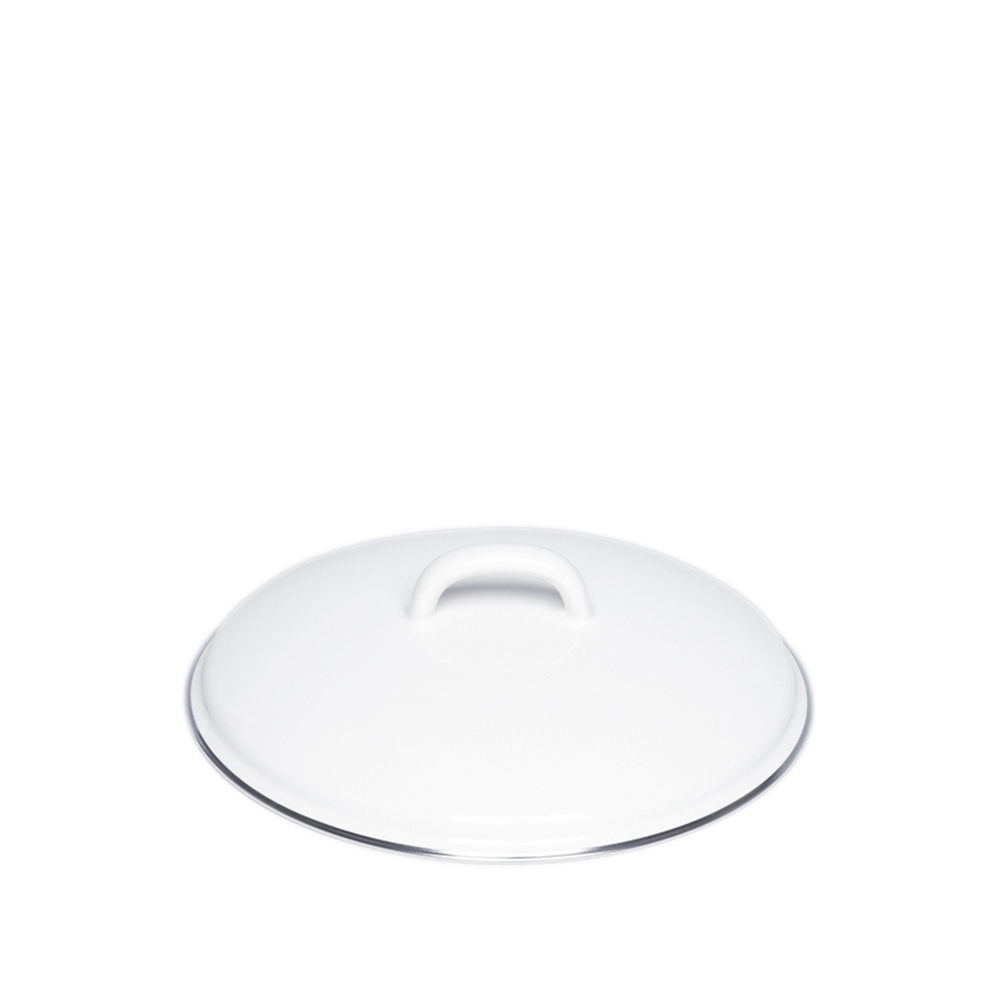 Riess CLASSIC - Weiss - Deckel mit Chromrand