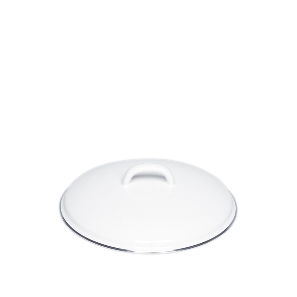 Riess CLASSIC - Weiss - Deckel mit Chromrand