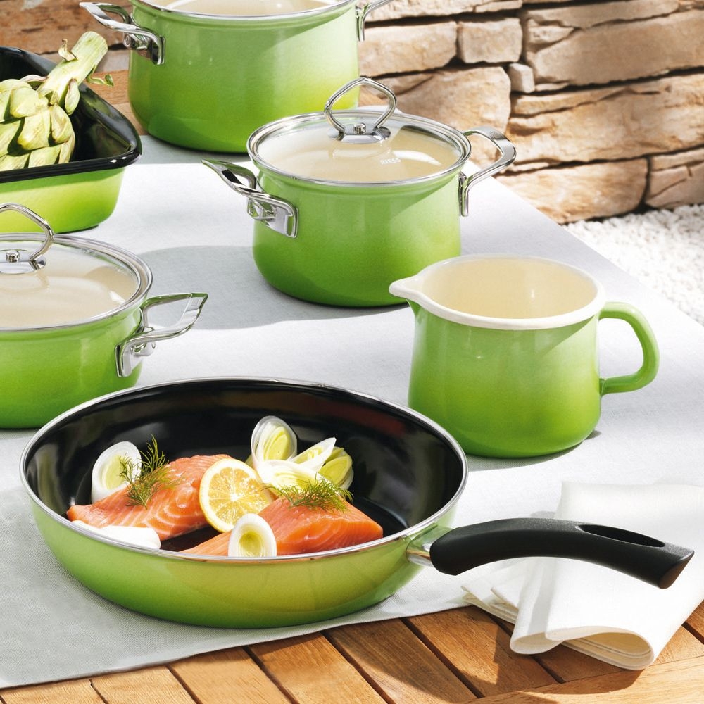 Riess NOUVELLE - Smaragd - Geschirr-Set 5-tlg.
