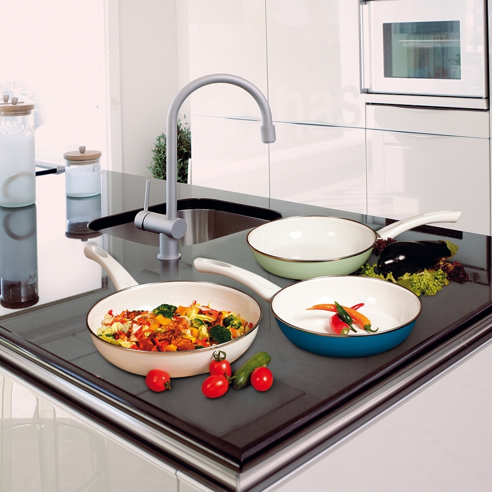 Riess NOUVELLE - Ceraglas Pfanne - Green Riess NOUVELLE - Ceraglas Pfanne - Green