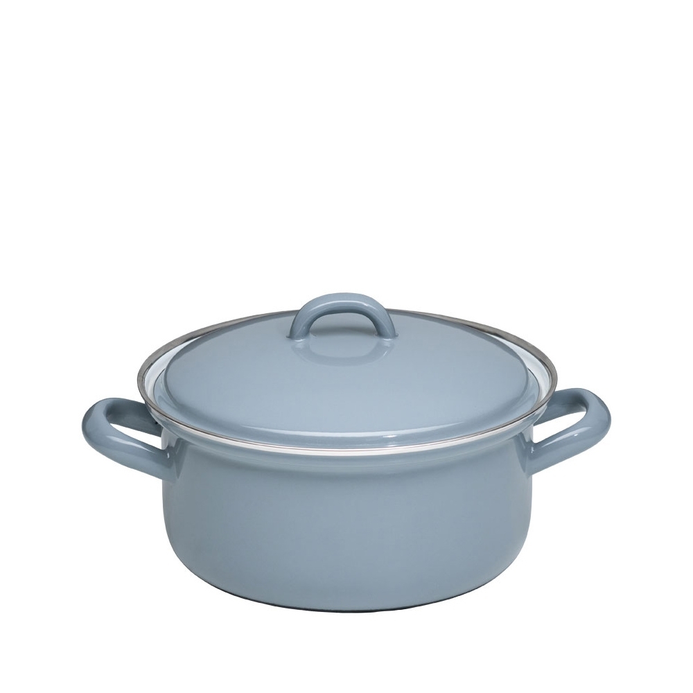 Riess Classic Pelle à Pâtisserie Blanche - Diamètre 12 Cm - Ustensile De Cuisine En Porcelaine Émaillée