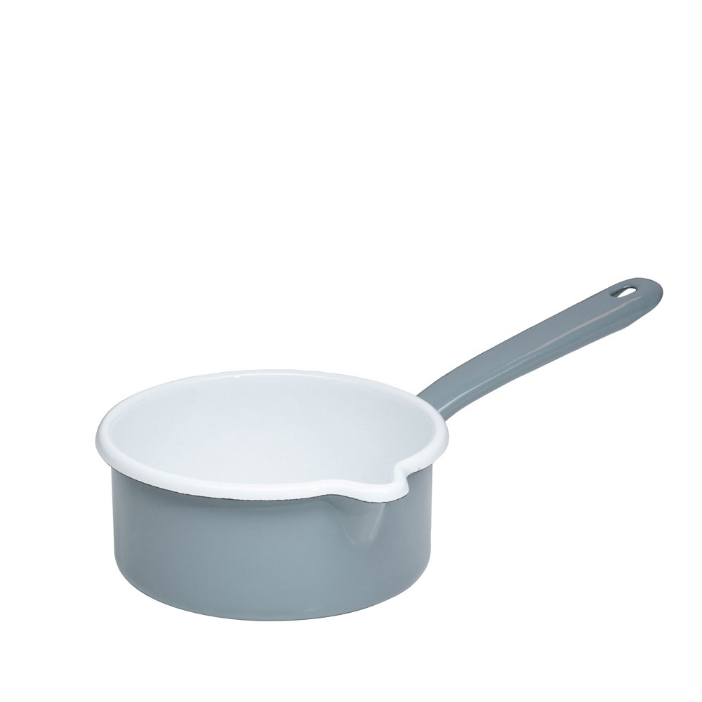 Riess CLASSIC - Pure Grey - Stielkasserolle mit großem Ausguß