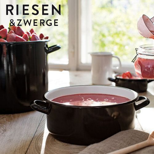 Riess - RIESEN - Topf mit Bördel und Deckel
