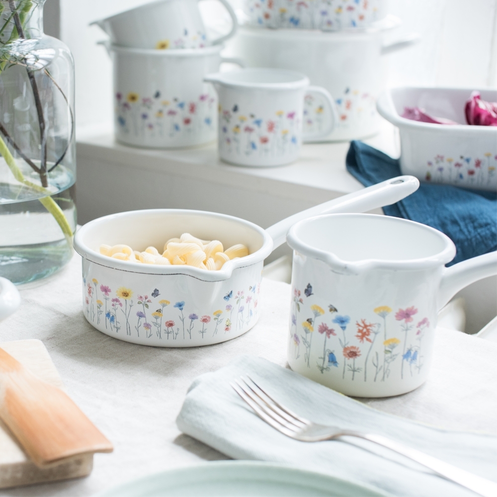 Riess Sonderdekor - FLORA - Kasserolle mit Deckel Riess Sonderdekor - FLORA - Kasserolle mit Deckel