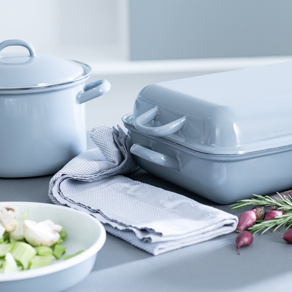 Riess CLASSIC - Pure Grey - Bratpfanne mit Deckel