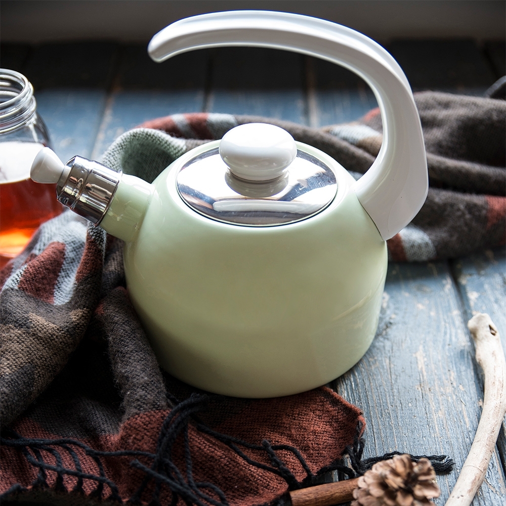 Riess CLASSIC - Weiss - Wasserkessel mit Flöte Riess CLASSIC - Weiss - Wasserkessel mit Flöte