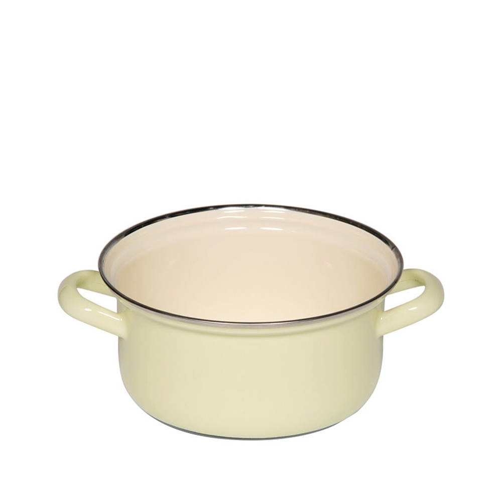 Riess CLASSIC - Bunt/Pastell - Kasserolle mit Chromrand