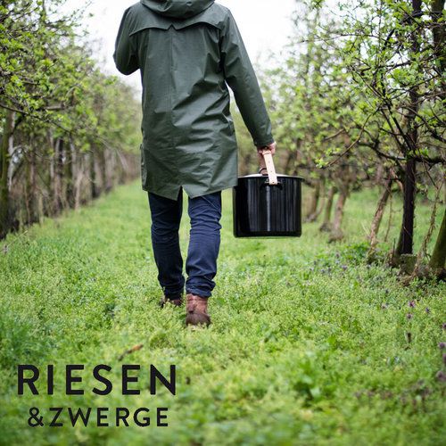Riess - RIESEN - Topf mit Bördel und Deckel