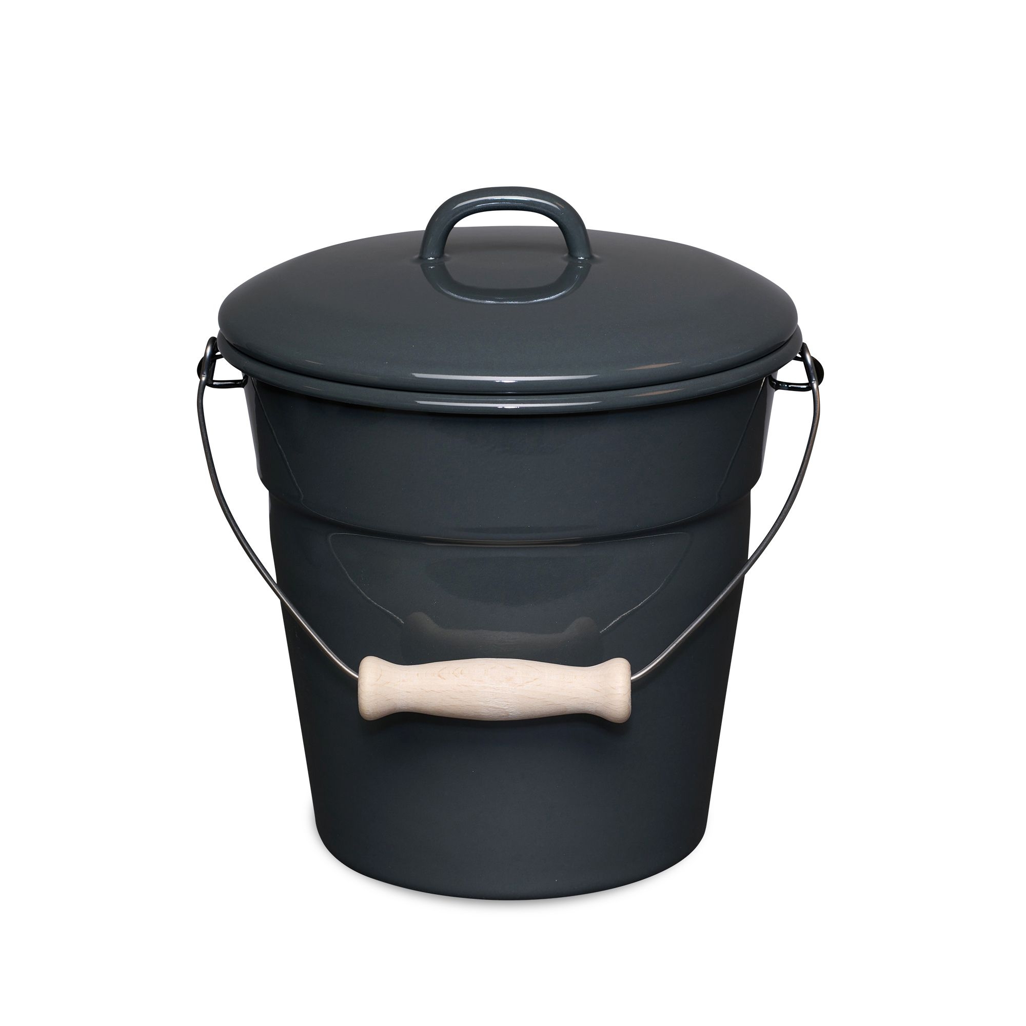 Riess CLASSIC - Allzweckeimer mit Deckel 20 cm Dark Grey