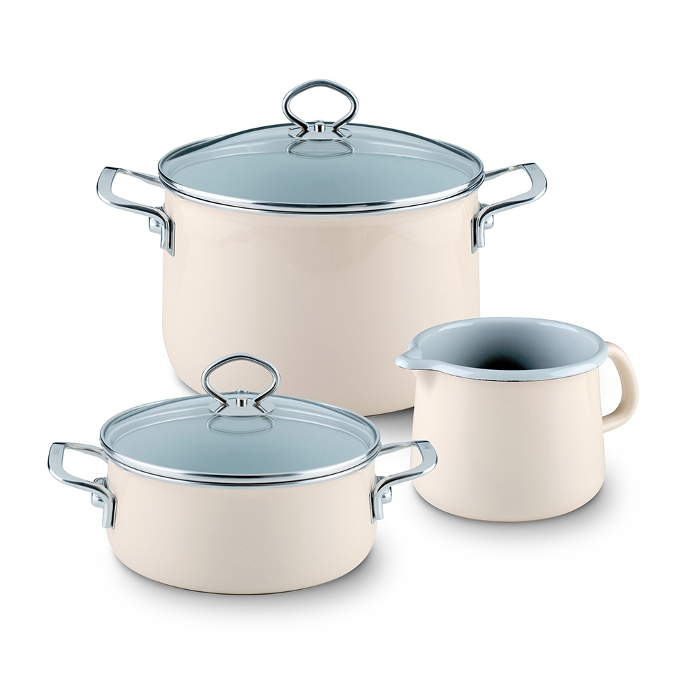 Riess NOUVELLE - Avorio EXTRASTARK - Geschirr-Set 3-tlg.