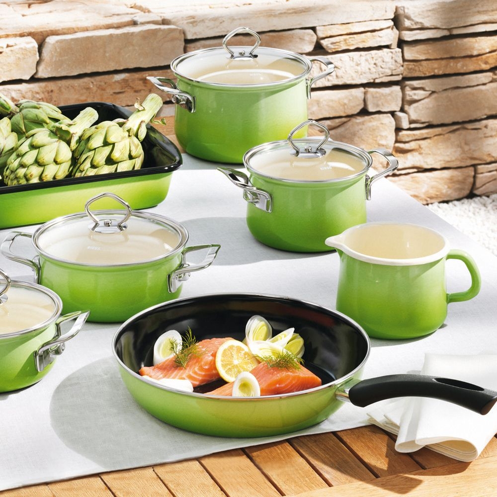 Riess NOUVELLE - Smaragd - Geschirr-Set 5-tlg.
