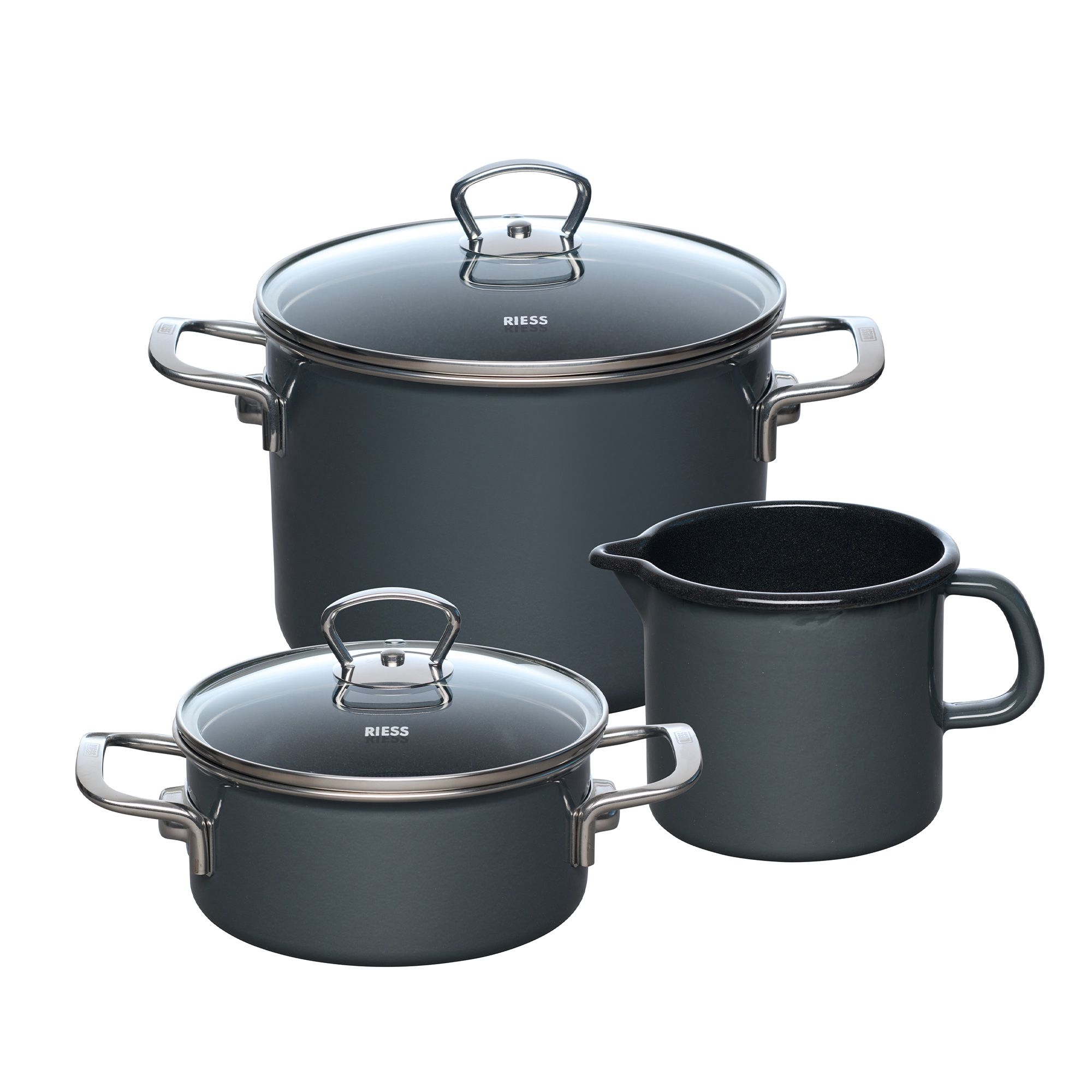 Riess - NOUVELLE PUR - Dark Grey - Starterset 3tlg.