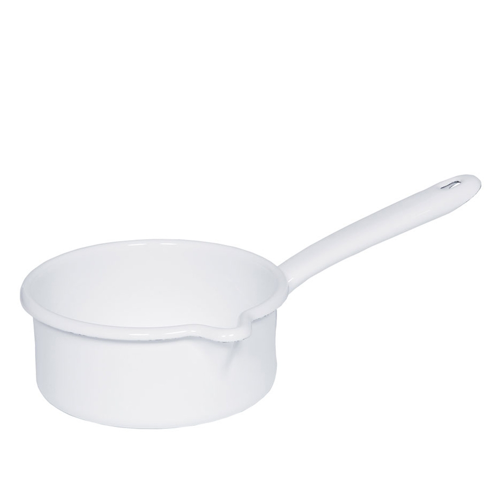 Riess CLASSIC - White - Saucepan with large spout
